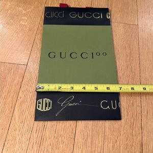 Gucci Olive and Black Designer shopping  Bag